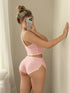 Sweetina Summer Sexy Solid Color Textured Camisole And Mini Shorts Set Island Vacation Outfits