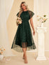 NewScoop A-Line Sequin Midi Dress