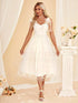 NewBow Sweetheart A-Line Lace Midi Dress